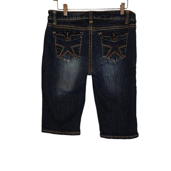 ZCO Jeans Premium Western Capri Denim Jeans Juniors - Picture 2 of 5